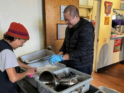 Cleaning Dishes